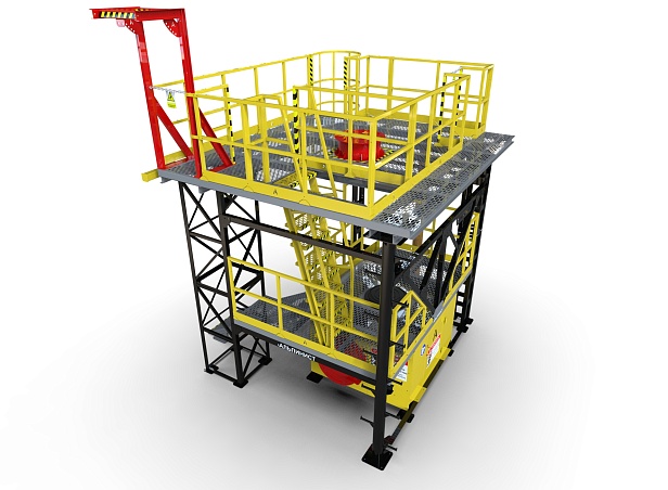  г. Курчатов.ООО "НГК" установило учебный полигон "Альпинист 03-02-5" для повышения квалификации специалистов  